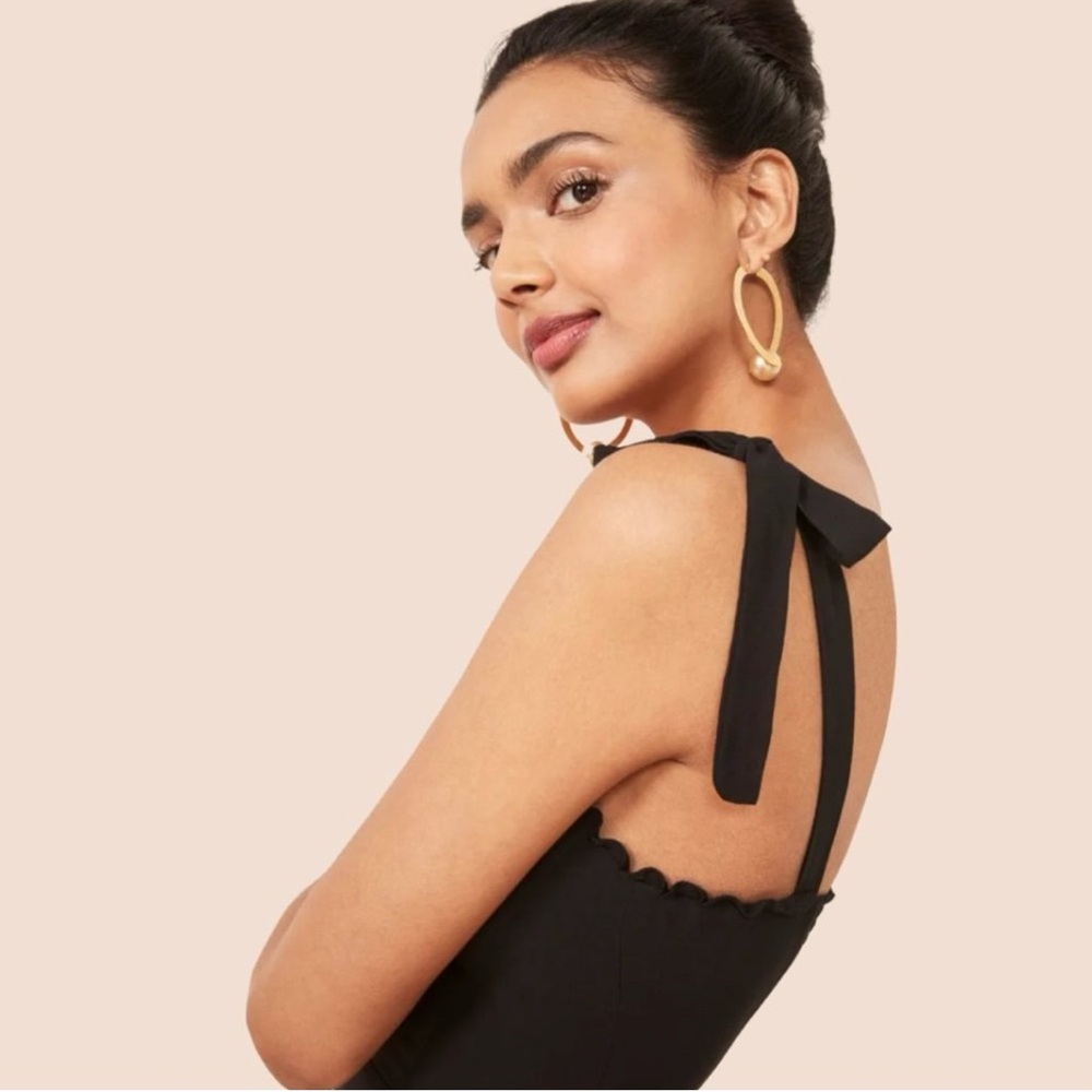 Reformation Black Mini Dress - Picture 5 of 11